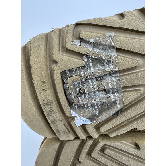 UGG Neumel Chestnut Suede Lace-Up Chukka Boots Women’s 6 Sheepskin Lined - Picture 12 of 14